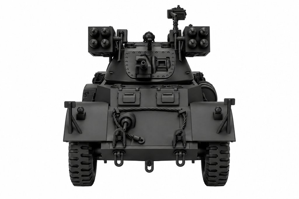 SSMODEL 1/72 1/144 Multi Scale Staghound MkI with Landmattress MODEL KIT TSS0957