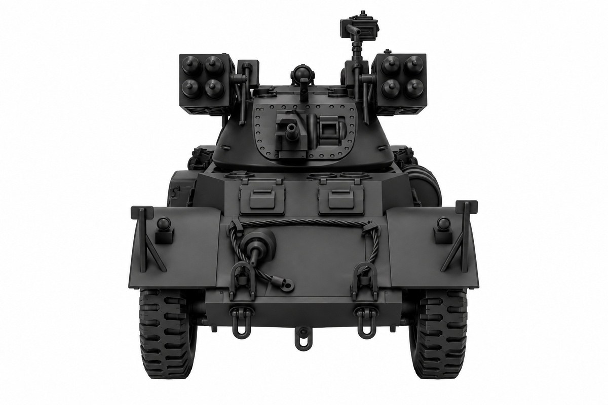 SSMODEL 1/72 1/144 Multi Scale Staghound MkI with Landmattress MODEL KIT TSS0957 — detail view 2