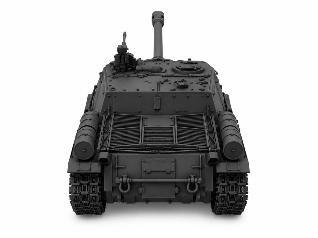 SSMODEL 1/72 1/144 Multi Scale ISU-122s Tank Resin MODEL kit TSS0032