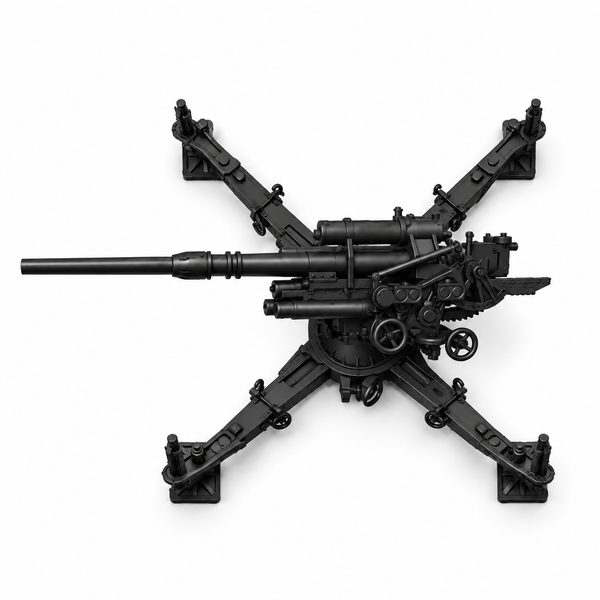 SSMODEL 1/72 1/144 Anti-Aircraft 8.8cm FlaK 37 on cross Resin MODEL KIT TSS1451