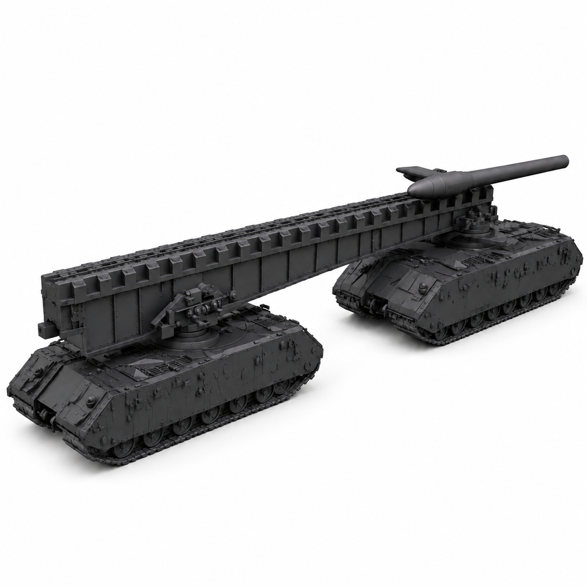 SSMODEL 1/72 1/144 V-1 auf Maus Ausf.B German missile launcher MODEL KIT TSS0464 — detail view 15