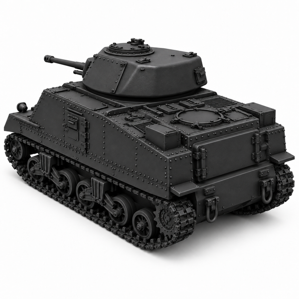 SSMODEL 1/72 1/144 Multi-Scale M3 Grant Medium Tank Resin MODEL KIT TSS0221