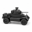 SSMODEL 1/72 1/144 Multi-Scale WWII British Armoured Car Mk.I Model Kit TSS1207