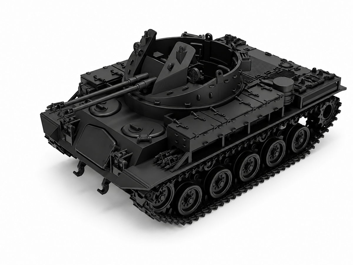 SSMODEL 1/72 1/144 Multi Scale Flakpanzer M42 Duster Germany Tank MODEL TSS1185 — detail view 13