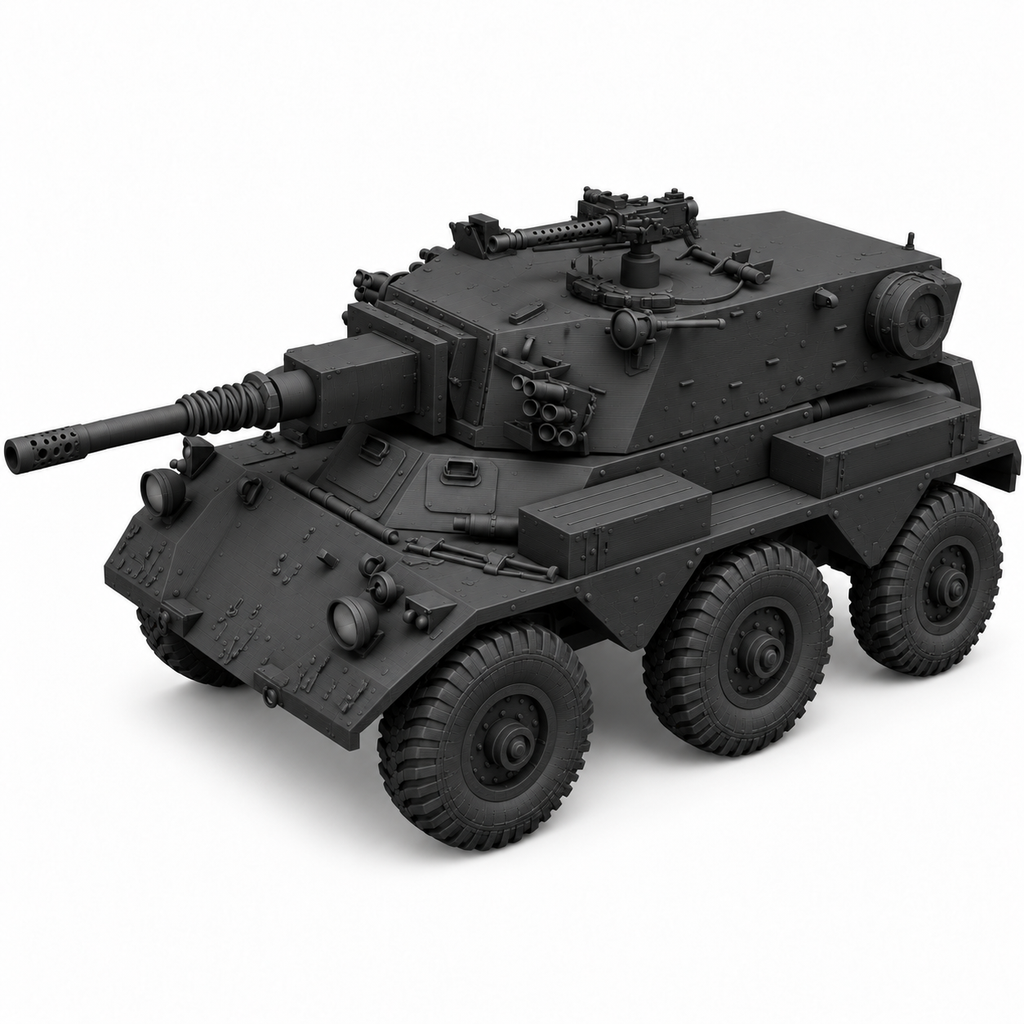 SSMODEL 1/72 1/144 Multi Scale Saladin UK Experimental AC Tank MODEL KIT TSS0247