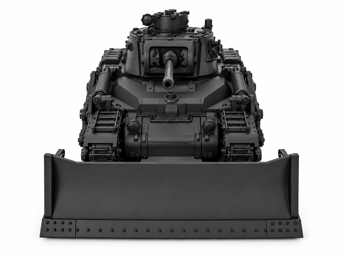 SSMODEL 1/72 1/144 Multi Scale Matilda A12 Mk.III Dozer  Tank MODEL kit TSS0621 — detail view 2
