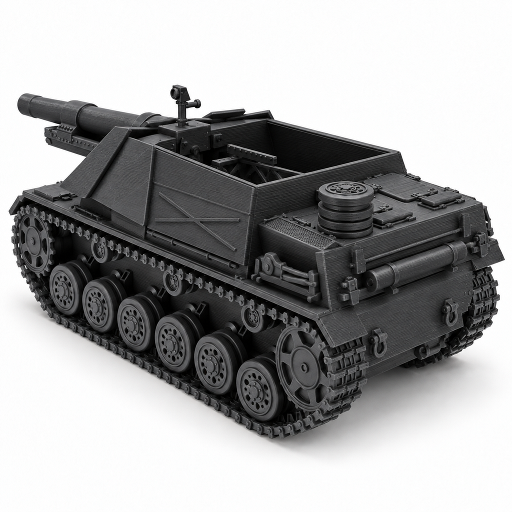 SSMODEL 1/72 1/144 15cm sIG 33 Panzerkampfwagen III Tank Resin MODEL KIT TSS0739