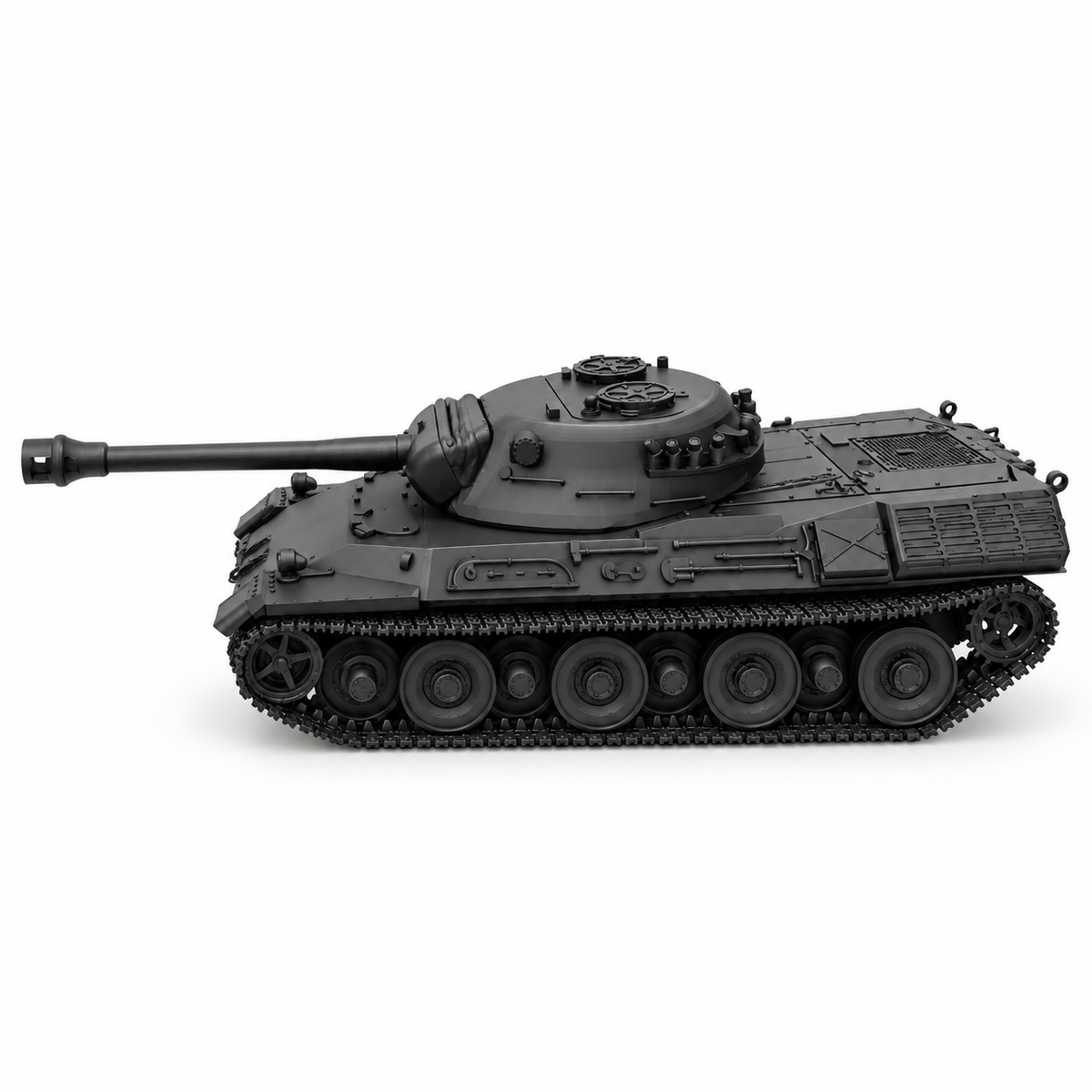 SSMODEL 1/72 1/144 Pz.Kpfw. IX Leopard German postwar MBT MODEL kit TSS0326 — detail view 3