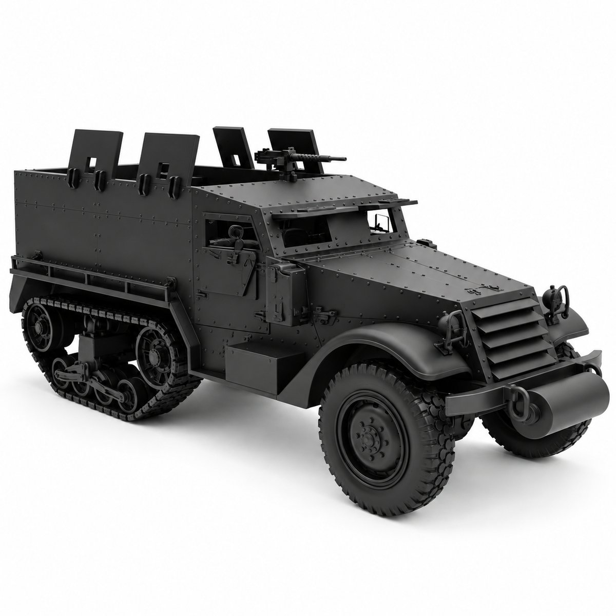SSMODEL 1/72 1/144 Multi-Scale Autoprotetto S.37 Italian WWII APC Model TSS1571 — detail view 2