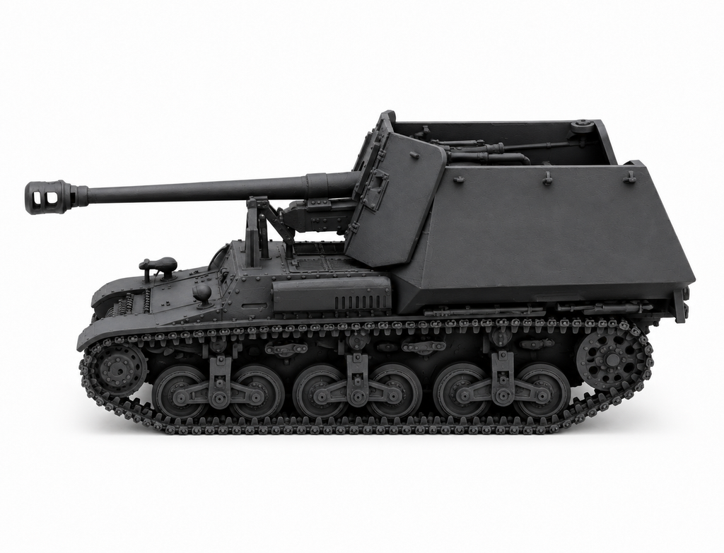 SSMODEL 1/72 1/144 Multi Scale 7.5 cm PaK 40 auf Sfl. Sd.Kfz.135 MODEL TSS1306