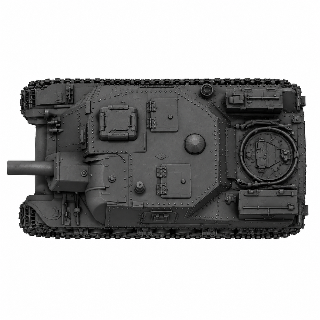SSMODEL 1/72 1/144 Multi Scale SU-122i Tank Resin Model Kit TSS0527