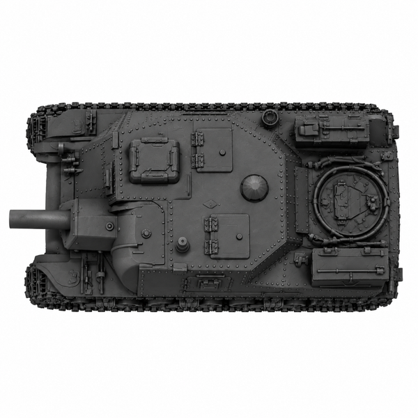 SSMODEL 1/72 1/144 Multi Scale SU-122i Tank Resin Model Kit TSS0527