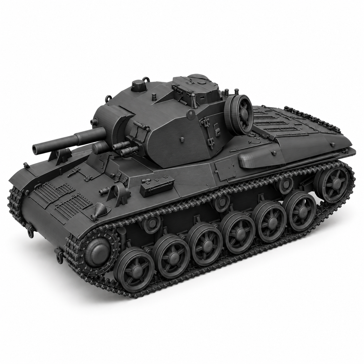 SSMODEL 1/72 1/144 Stridsvagn m42 Strv m42 Swedish medium tank Model Kit TSS0270 — detail view 13