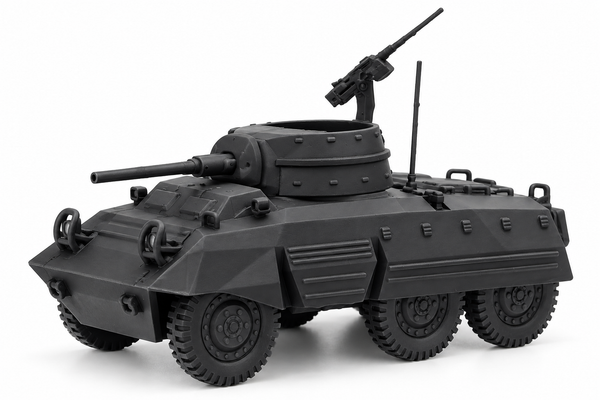 SSMODEL1/72 1/144 WWII US M8 Greyhound Armored Car D-Day Resin Model Kit TSS0889