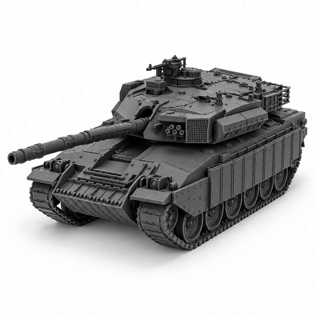 SSMODEL 1/72 1/144 Multi Scale Challenger 1 Mk.III MBT UK Tank Model Kit TSS0710