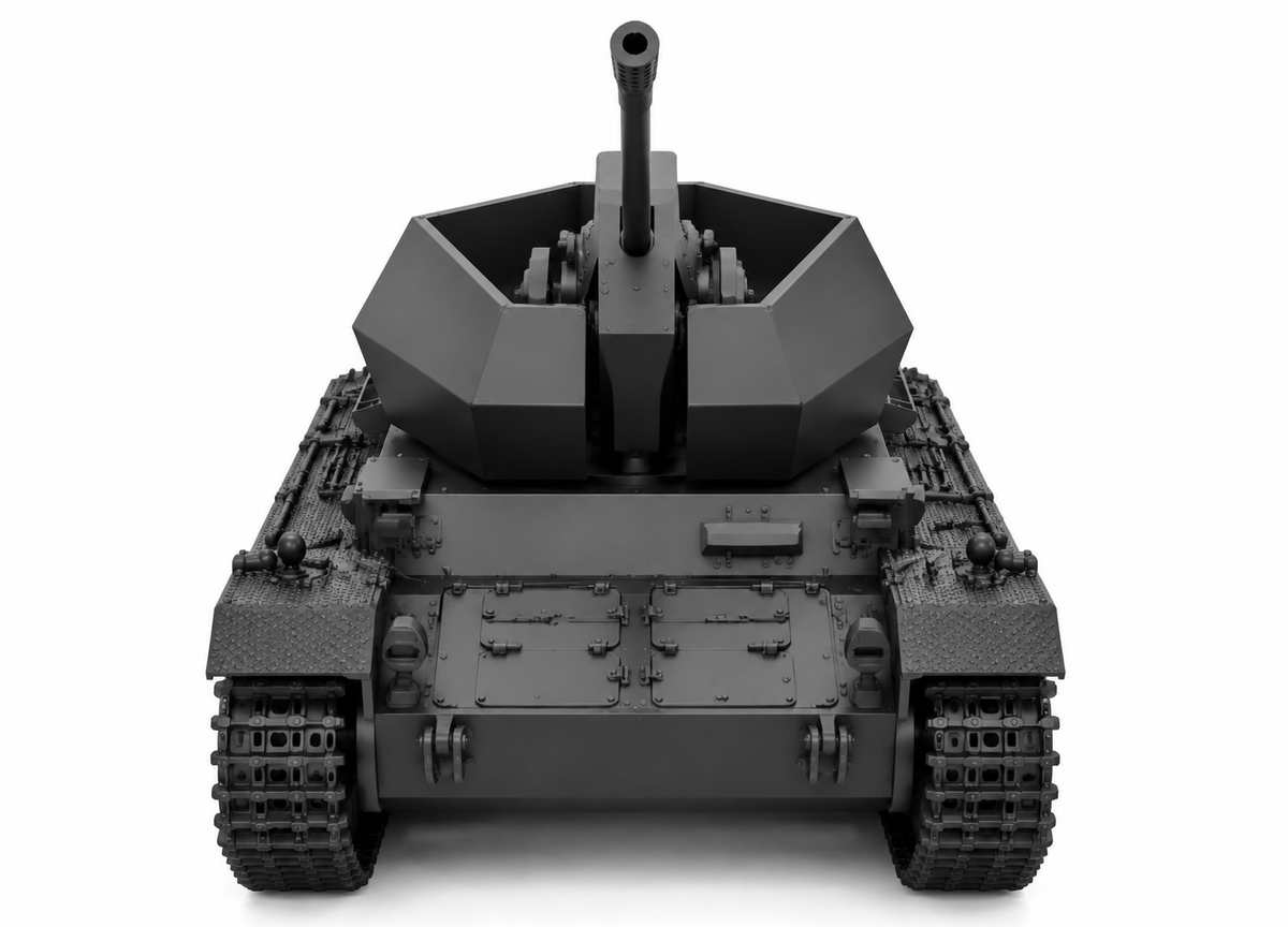 SSMODEL 1/72 1/144 Flakpanzer III 3.7cm Flak 43 Resin MODEL KIT TSS1484 — detail view 5