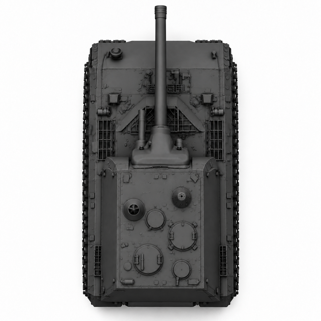 SSMODEL 1/72 1/144 Multi Scale Maus Tank Resin MODEL KIT TSS0514