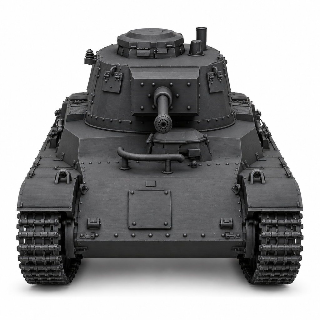 SSMODEL 1/72 1/144 Multi Scale Toldi IIa tank Resin Model Kit TSS0198