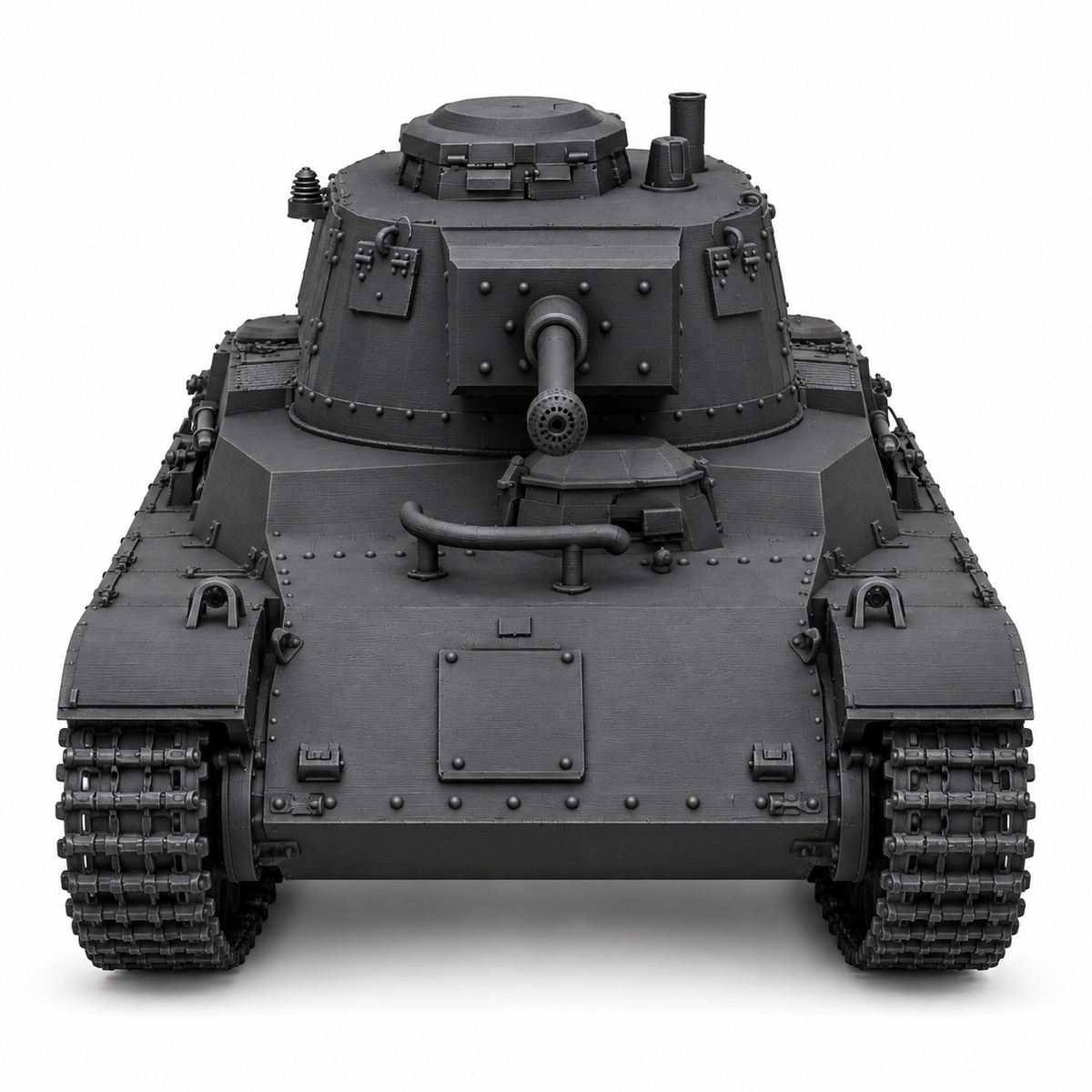 SSMODEL 1/72 1/144 Multi Scale Toldi IIa tank Resin Model Kit TSS0198 — detail view 3