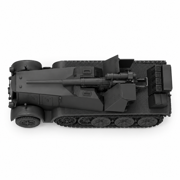 SSMODEL 1/72 1/144 Half-track Sd.Kfz.8 8.8cm Flak 18 Sf. Resin MODEL KIT TSS1531