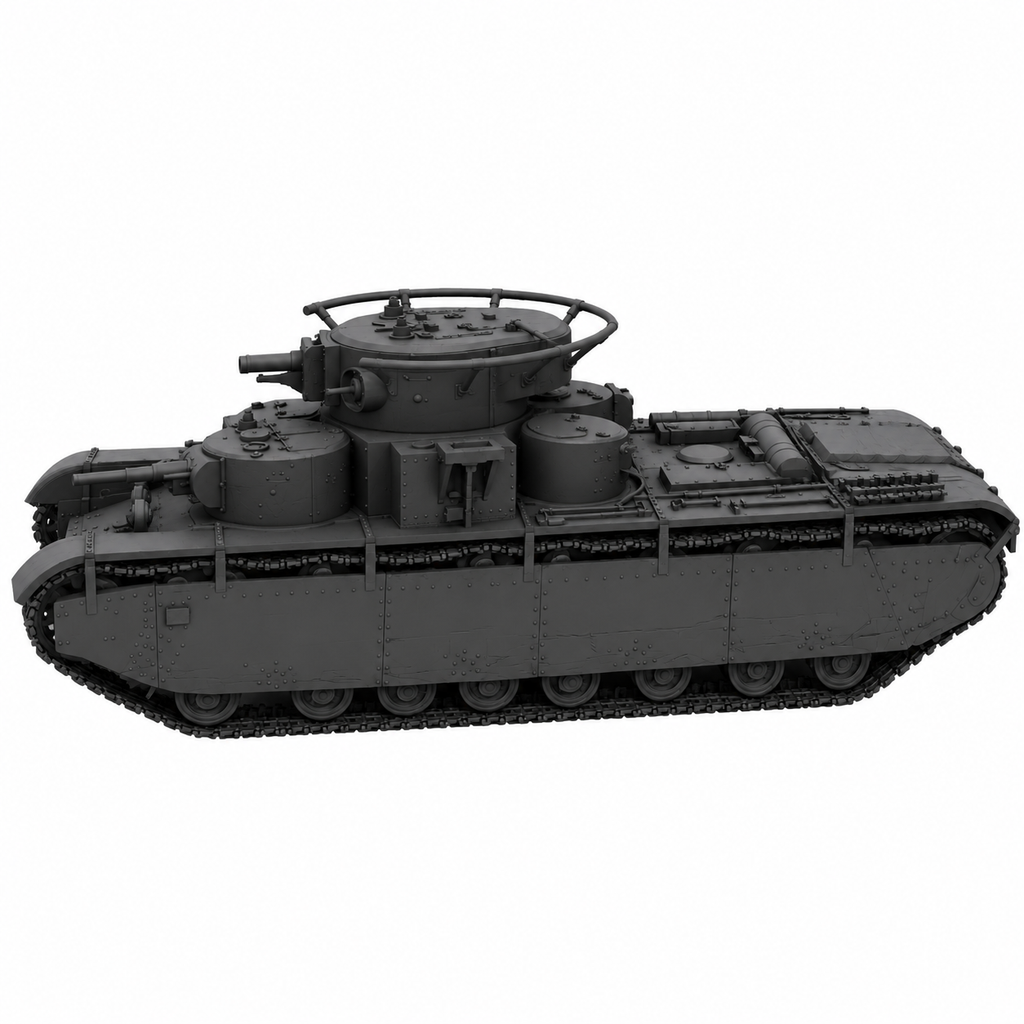 SSMODEL 1/72 1/144 Multi Scale T-35 Tank Resin MODEL kit TSS0044