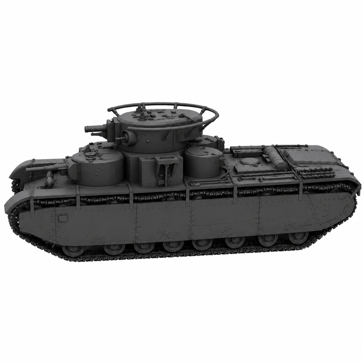 SSMODEL 1/72 1/144 Multi Scale T-35 Tank Resin MODEL kit TSS0044 — scale model kit