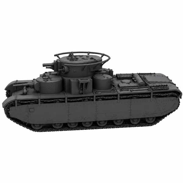 SSMODEL 1/72 1/144 Multi Scale T-35 Tank Resin MODEL kit TSS0044