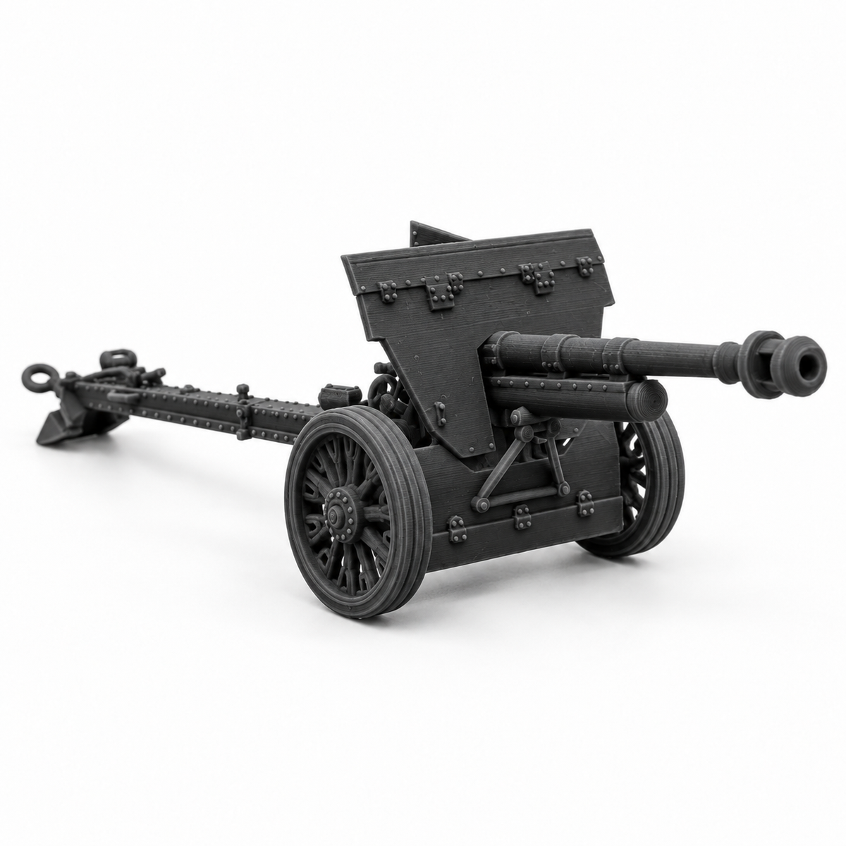 SSMODEL 1/72 1/144 10.5cm Haubits m40 howitzer Sweden Tank Resin Model TSS0735 — detail view 2