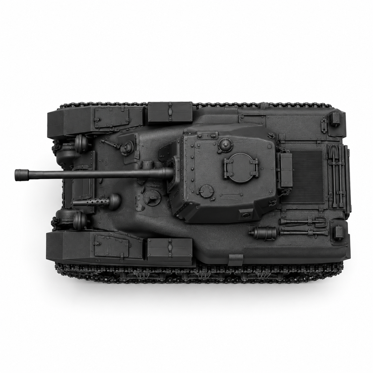 SSMODEL 1/72 1/144 Ram Mk.II late 6pounder Canada Tank Resin Model Kit TSS0918 — detail view 5