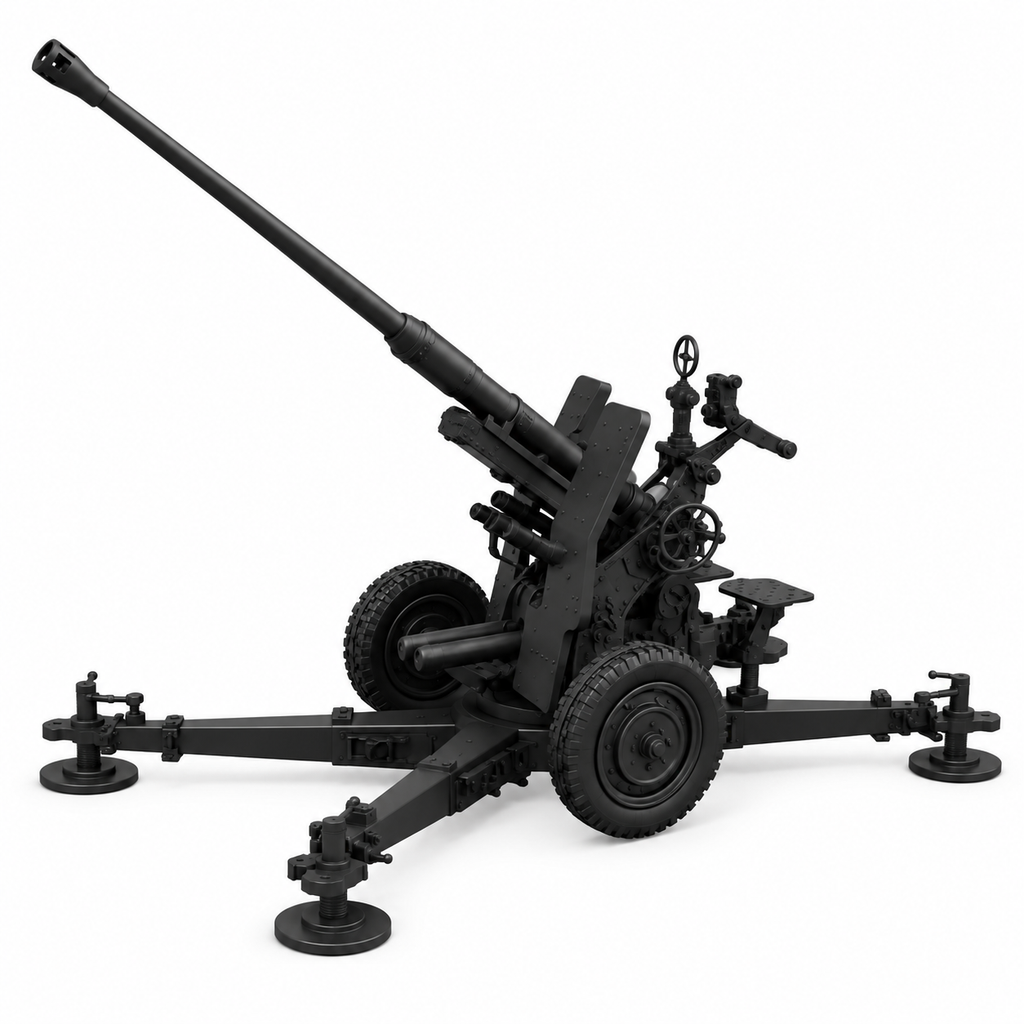 SSMODEL 1/72 1/144 AA-gun 2cm Flak30 on wheels on cross Gunner Resin KIT TSS1447