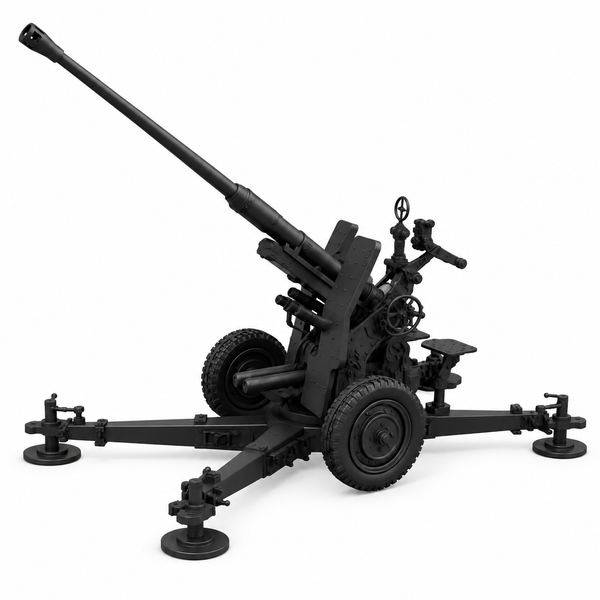 SSMODEL 1/72 1/144 AA-gun 2cm Flak30 on wheels on cross Gunner Resin KIT TSS1447