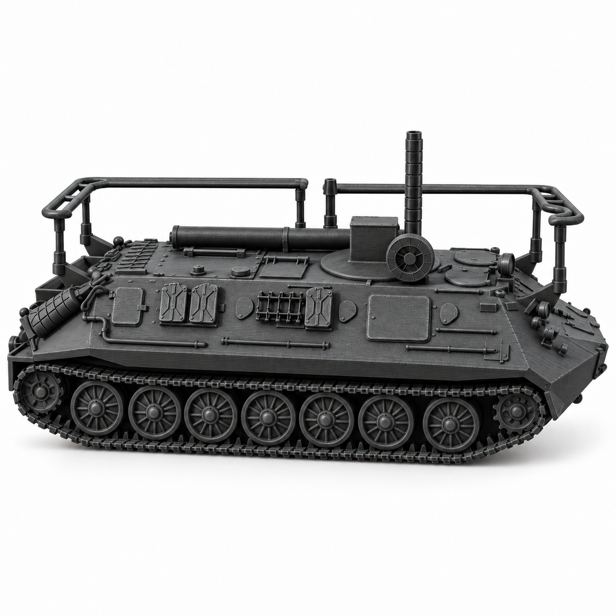 SSMODEL 1/72 1/144 Multi Scale BTR-56PU Soviet Cold War CMD Tank MODEL TSS0470 — detail view 2