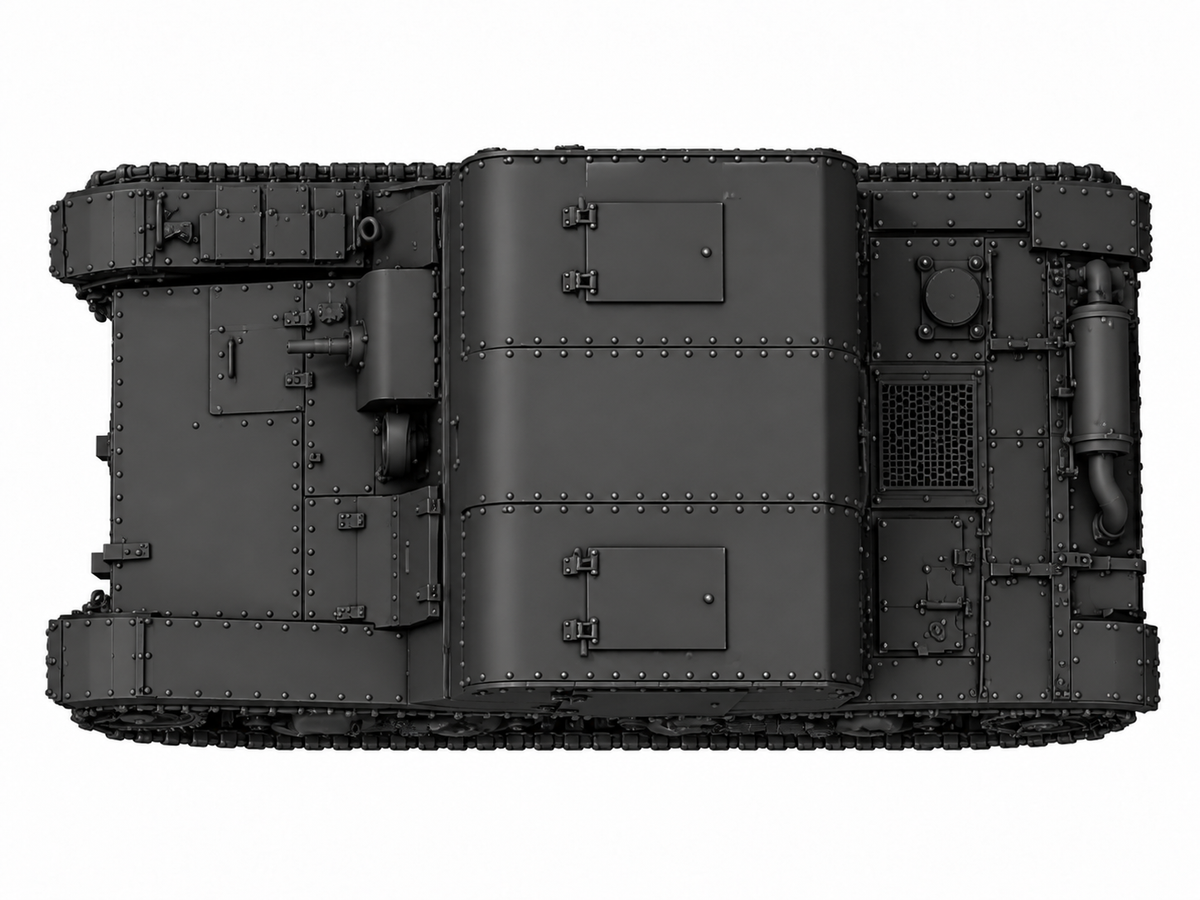 SSMODEL 1/72 1/144 Multi Scale TP-26 tank Resin Model Kit TSS0075 — detail view 4