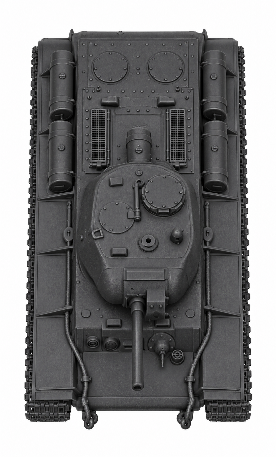 SSMODEL 1/72 1/144 Multi Scale KV-8s Soviet Flamethrower Tank MODEL kit TSS0118 — detail view 5