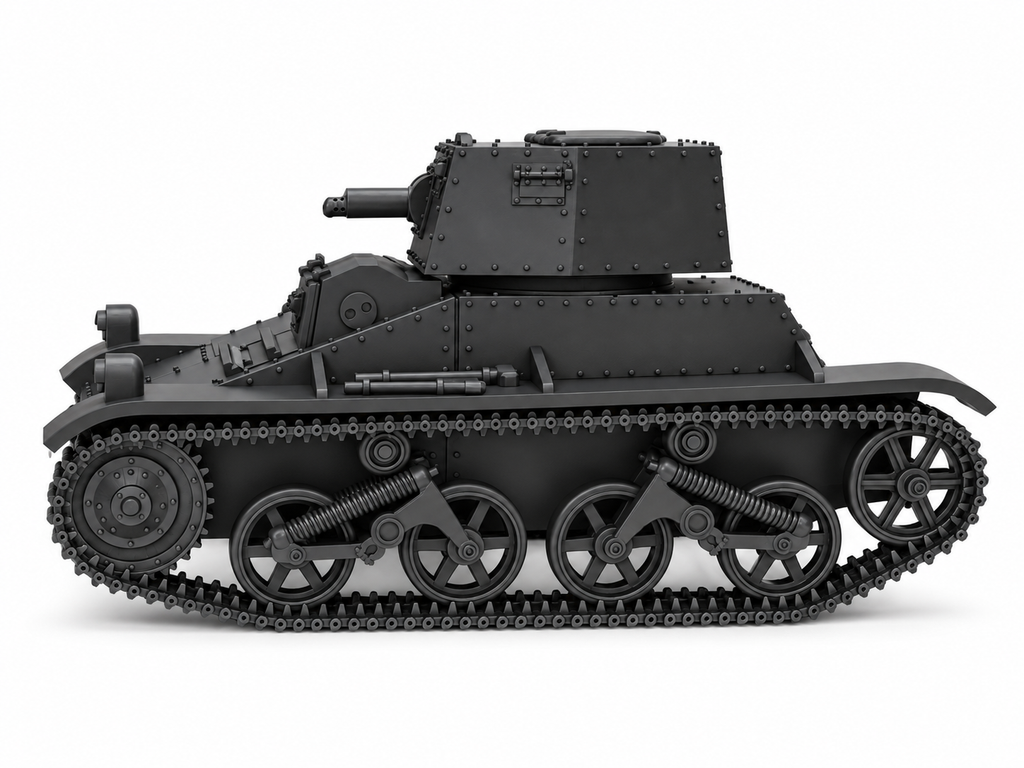 SSMODEL 1/72 1/144 Multi Scale Vickers Light Dutchman M1936 Tank MODEL TSS1190