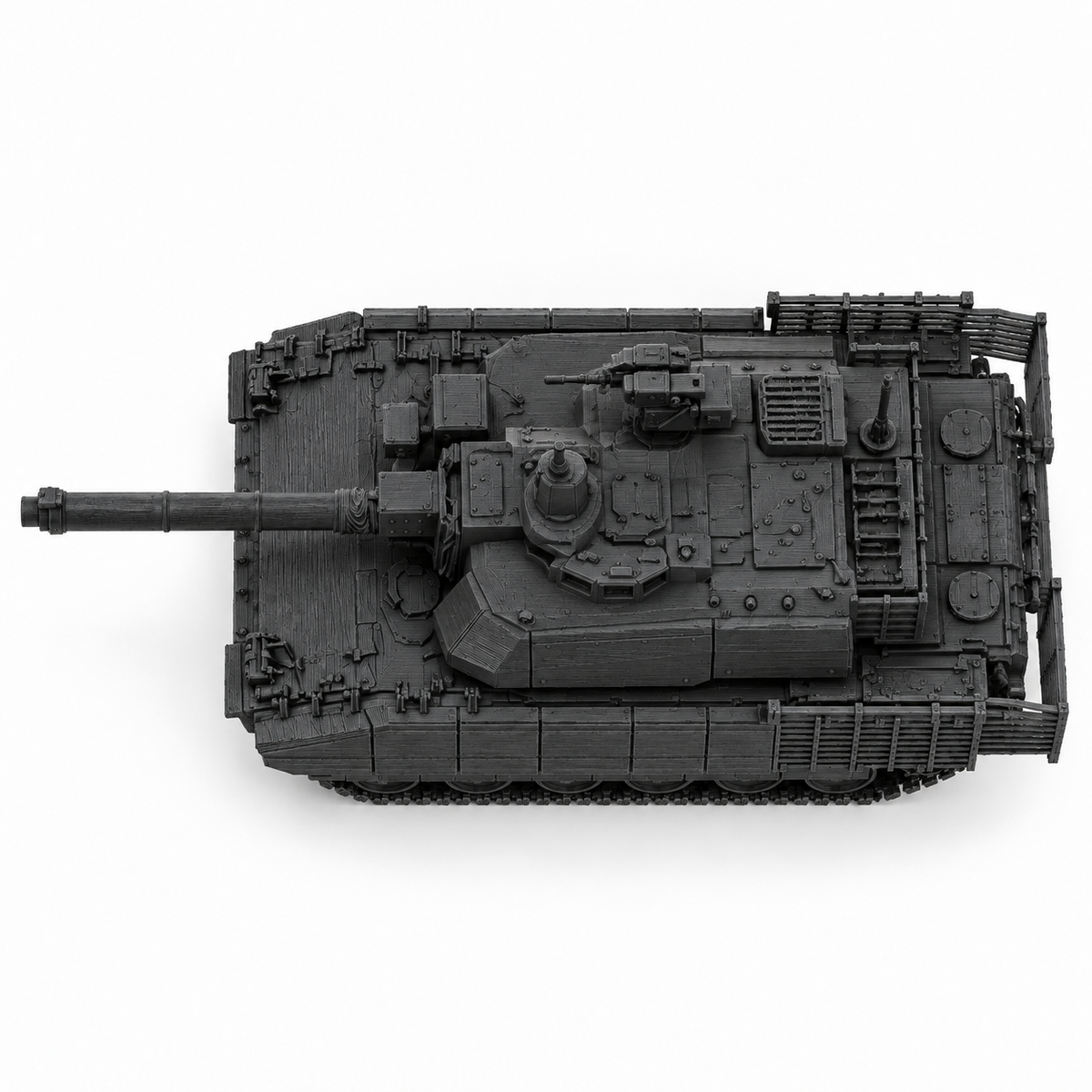 SSMODEL 1/72 1/144 Multi Scale  Leclerc AZUR France Tank Resin Model Kit TSS0722 — detail view 5