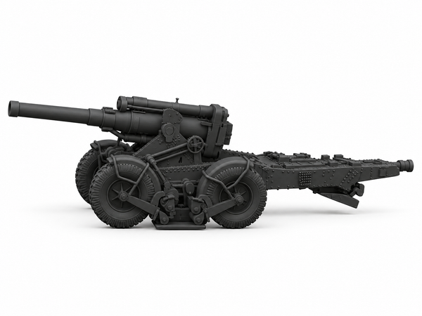 SSMODEL 1/72 1/144 Multi Scale 203mm B4M Howitzer Resin Model Kit TSS0295