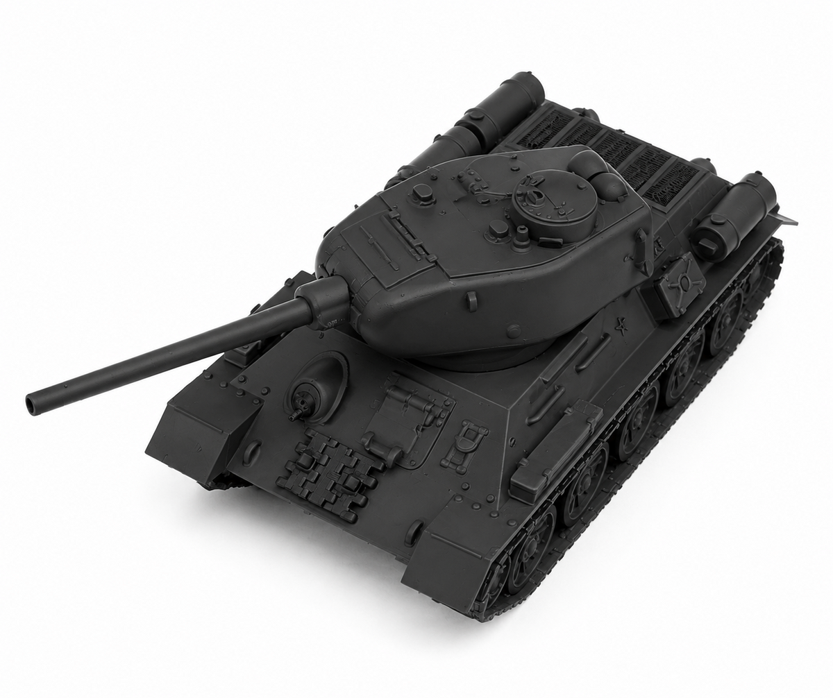 SSMODEL 1/72 1/144 Multi Scale OT-34/85 Flamethrower USSR Tank MODEL kit TSS1321 — detail view 14