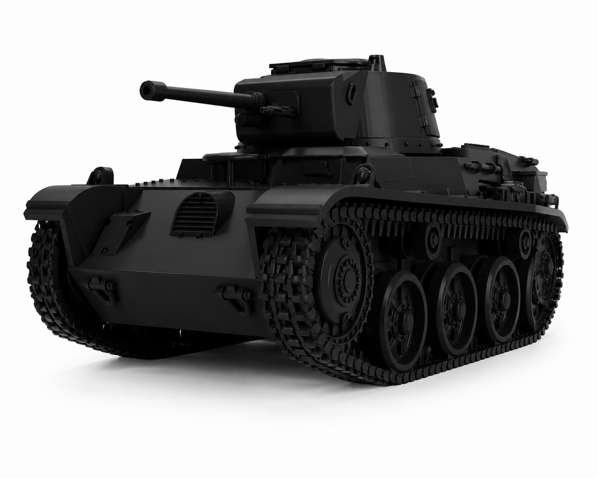 SSMODEL 1/72 1/144 Multi Scale Stridsvagn L-60 m/38 L-60A S-I Tank MODEL TSS1347 — detail view 10