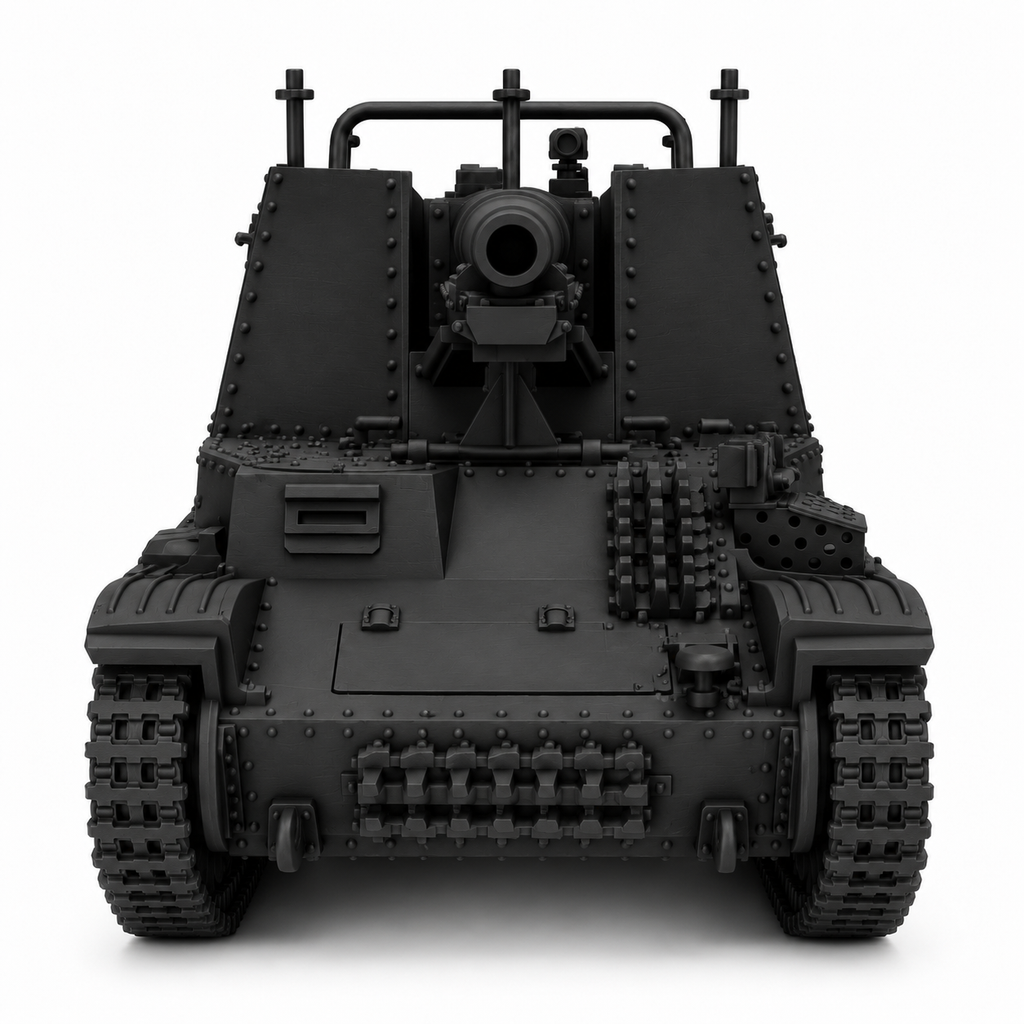 SSMODEL 1/72 1/144 Multi Scale sIG 33 auf Panzer 38t Ausf.K Grille MODEL TSS1342