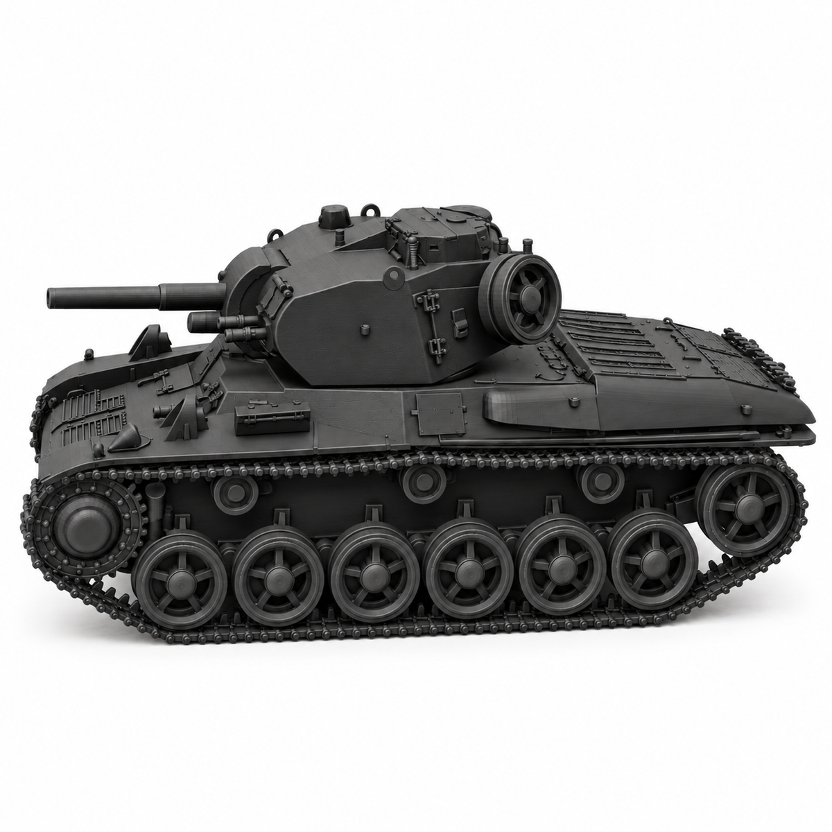 SSMODEL 1/72 1/144 Stridsvagn m42 Strv m42 Swedish medium tank Model Kit TSS0270 — detail view 3