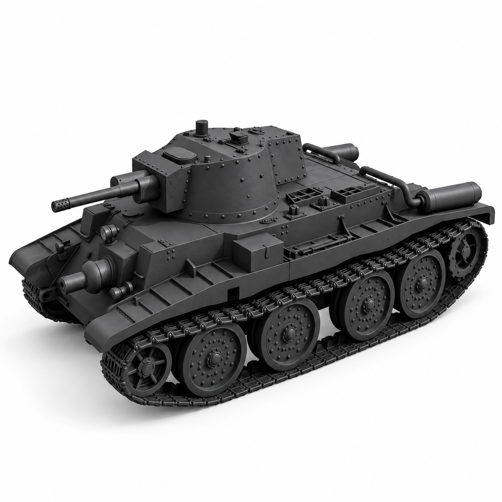 SSMODEL 1/72 1/144 Multi Scale 10TP Tank Resin MODEL kit TSS0315