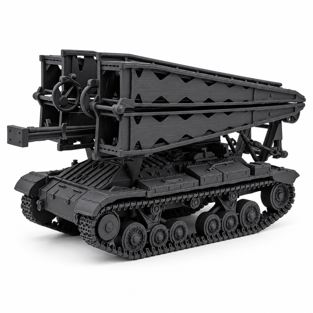 SSMODEL 1/72 1/144 Valentine Bridgelayer UK WW2 Lend-Lease Resin Model  TSS1005