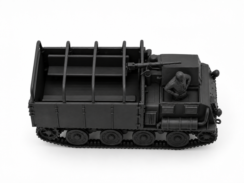 SSMODEL 1/72 1/144 Type 1 Ho-Ki Japan WWII APC 2 Crewmen Resin Model Kit TSS1584