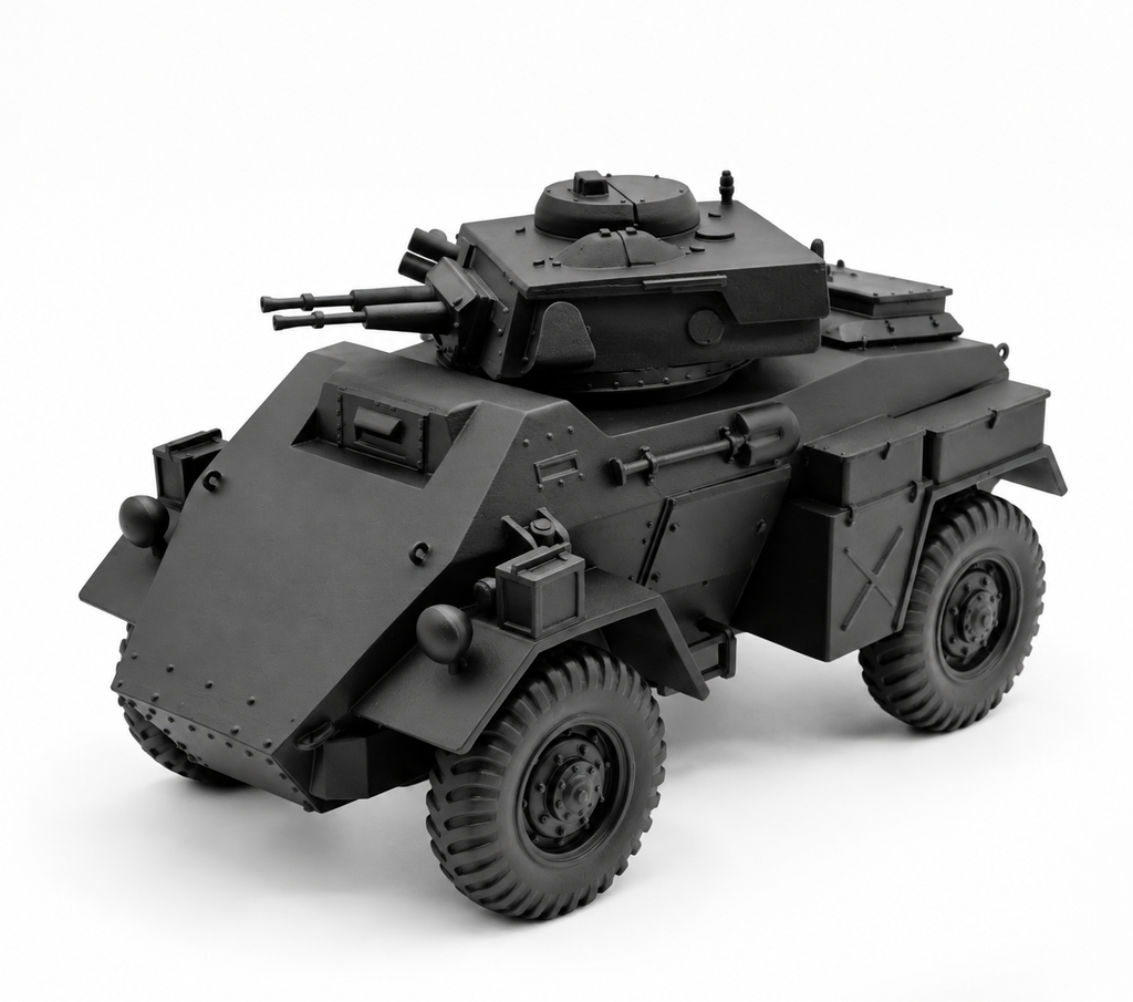 SSMODEL 1/32 1/35 1/48 1/64 WWII Armored Car Mk.II Resin Model Kit TSS1256