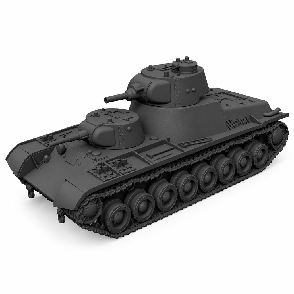 SSMODEL 1/72 1/144 Multi Scale T-100 Tank Resin MODEL kit TSS0039