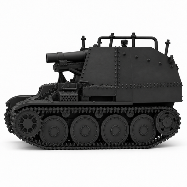 SSMODEL 1/72 1/144 Multi Scale sIG 33 auf Panzer 38t Ausf.K Grille MODEL TSS1342