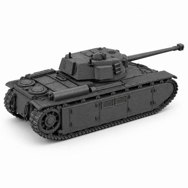 SSMODEL 1/72 1/144 FCM F44 French fictional superheavy tank MODEL kit TSS0472