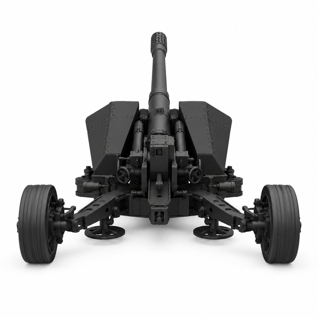 SSMODEL 1/72 1/144 Multi Scale 128mm anti-tank Pak 44 Resin MODEL KIT TSS1432