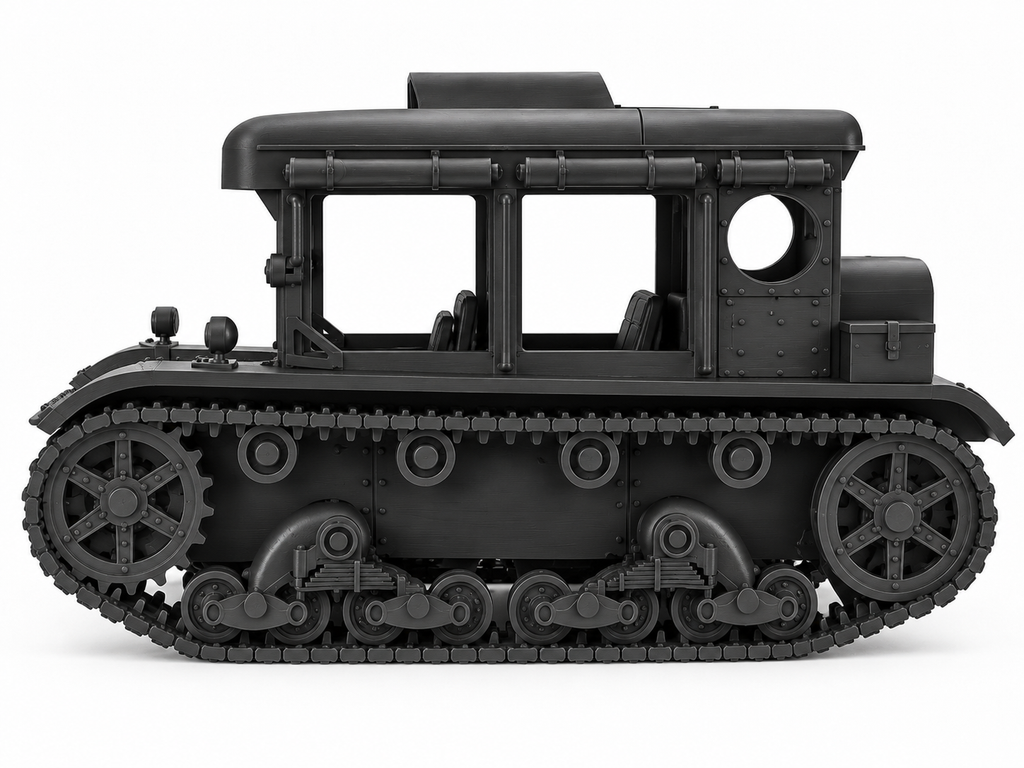 SSMODEL 1/72 1/144 C7P artillery tractor Poland Resin MODEL KIT TSS1463